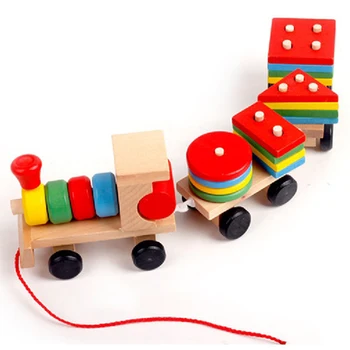 

Early Learning Toy Kids Education Group Installed Plastic Disassembly Train Car Kids Toys for Children Gifts