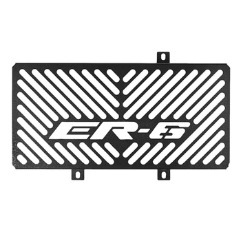 

Motorcycle Stainless Steel Radiator Grille Guard Protection Cover for Kawasaki Er6N Er-6N Er6F Er-6F 2009-2011(Black)