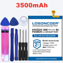 LOSONCOER 3500mAh EB-BA405ABE аккумулятор для SAMSUNG Galaxy A40 SM-A405FM/DS SM-A405FN/DS GH82-19582A