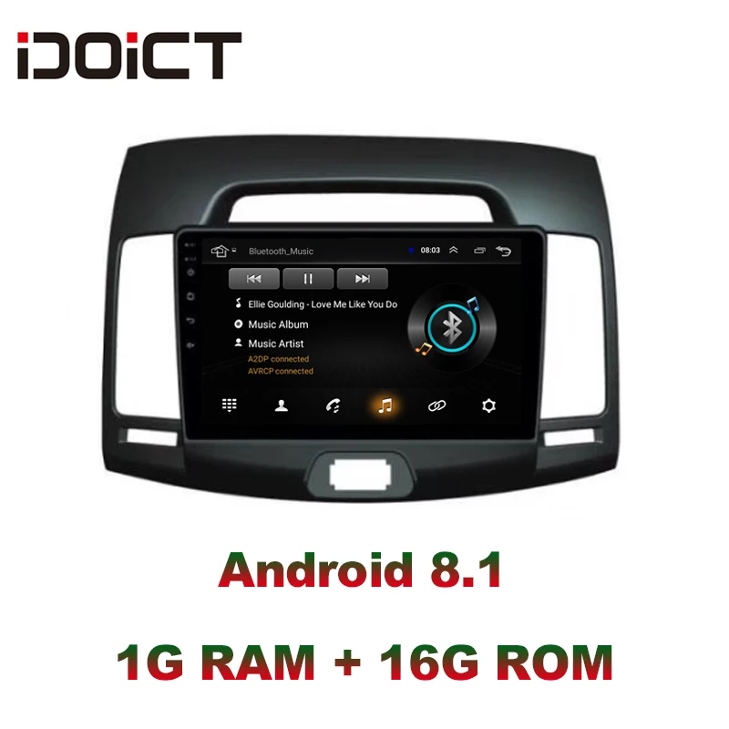Автомобильный DVD плеер IDOICT на Android 8 1 с GPS навигацией мультимедийный проигрыватель