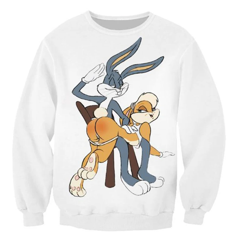 

Cartoon Rabbit Cross-Border 3D round Neck Long Sleeve Factory Direct Primary Supply Wholesale Zch