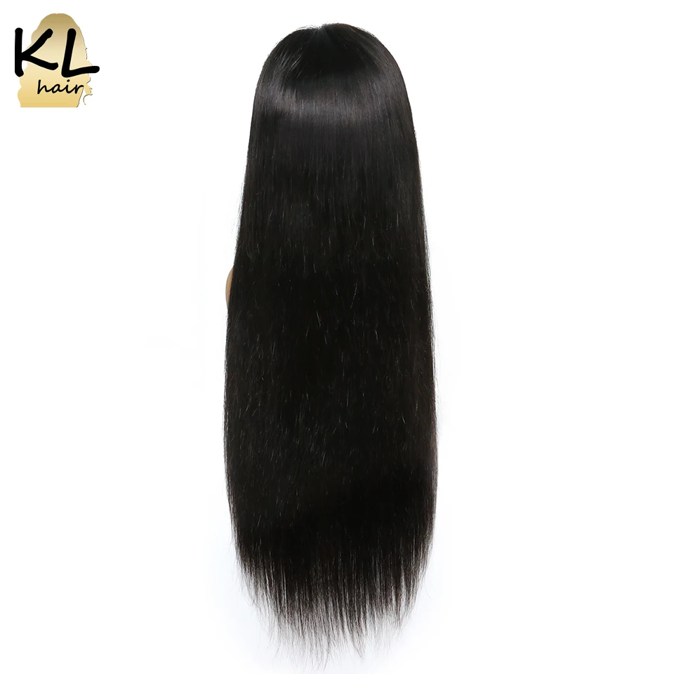 Lace Front Human Hair Wigs Pre Plucked Hairline Baby Hair 8-26 Inch 13x4 Peruvian Remy Human Hair 150 Density Lace Front Wigs KL