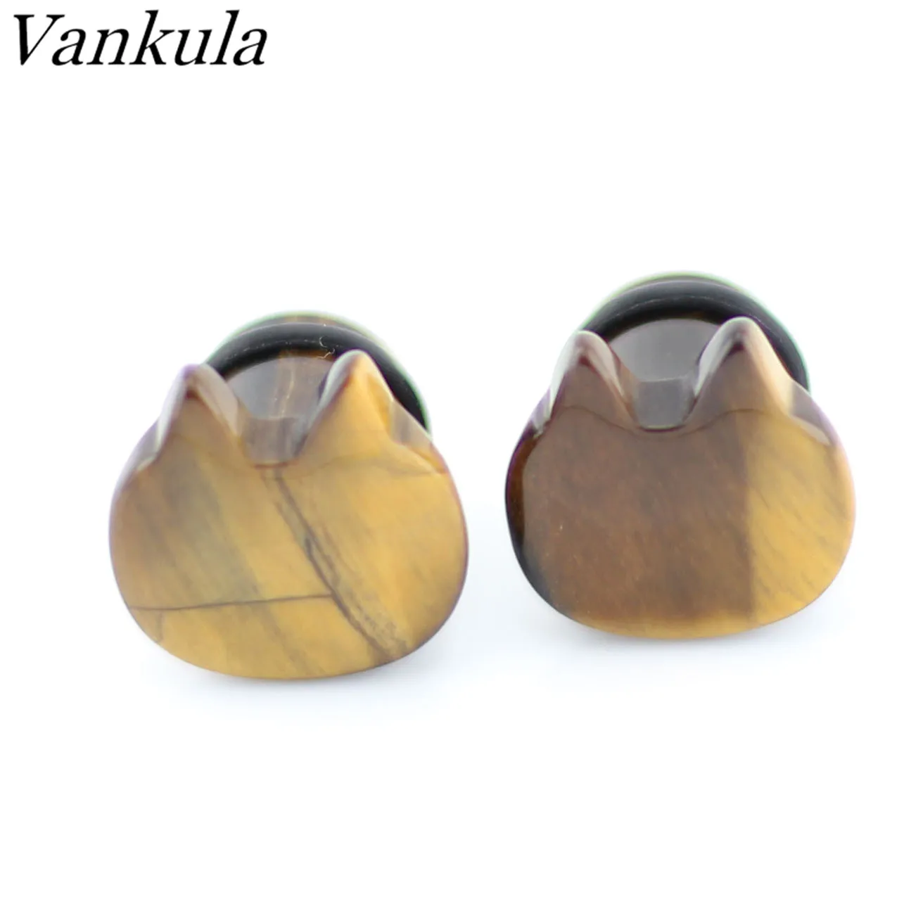 Vankula Новое поступление туннели для ушей кошачья голова Ушная шина для тела ювелирные изделия растяжения пара