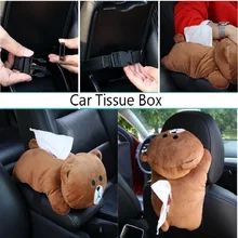 Прекрасный мультфильм автомобиль бумажное полотенце держатель автомобиля коробка ткани Стайлинг украшение для Jaguar XF XE Lexus IS250 GS300 Mazda Mini Cooper