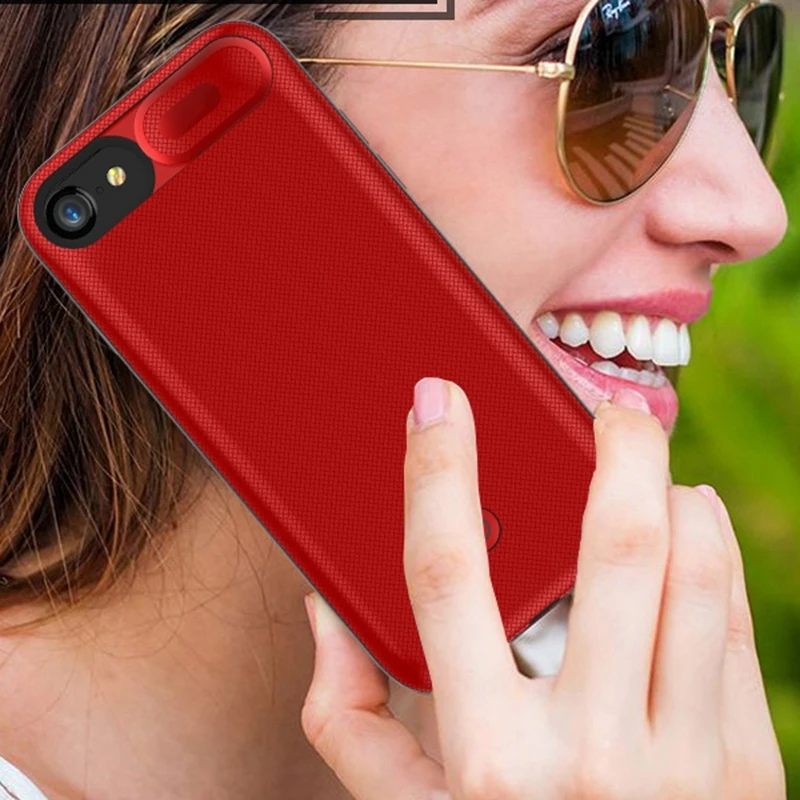 suqy for iphone 6 6s 7 8 Battery Case 3000/4200mAh External Battery for iphone 6 plus 6s plus 7 plus 8 plus Smart Battery Case