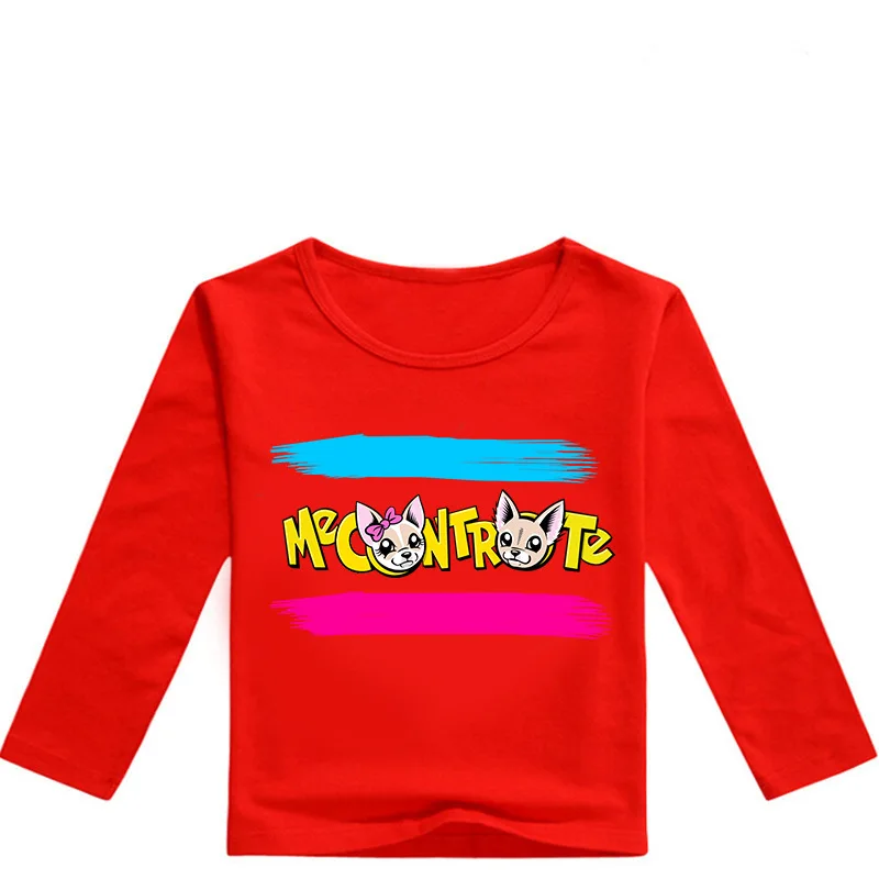 2-13Y ME CONTRO TE T-shirt Kids Fashion Cartoon Pattern Girl Long Sleeve Tops Children Teenagers Boys Clothes Novatx O-neck