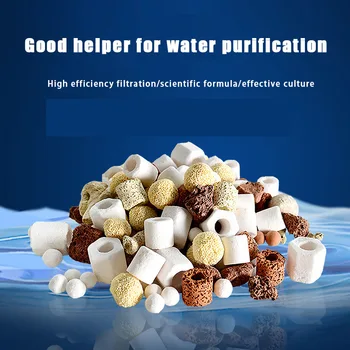 

12-in-1 Aquarium Filter Media Material Bio Ball Fish Tank Medium Aquarium Accessories with Net Bag DTT88