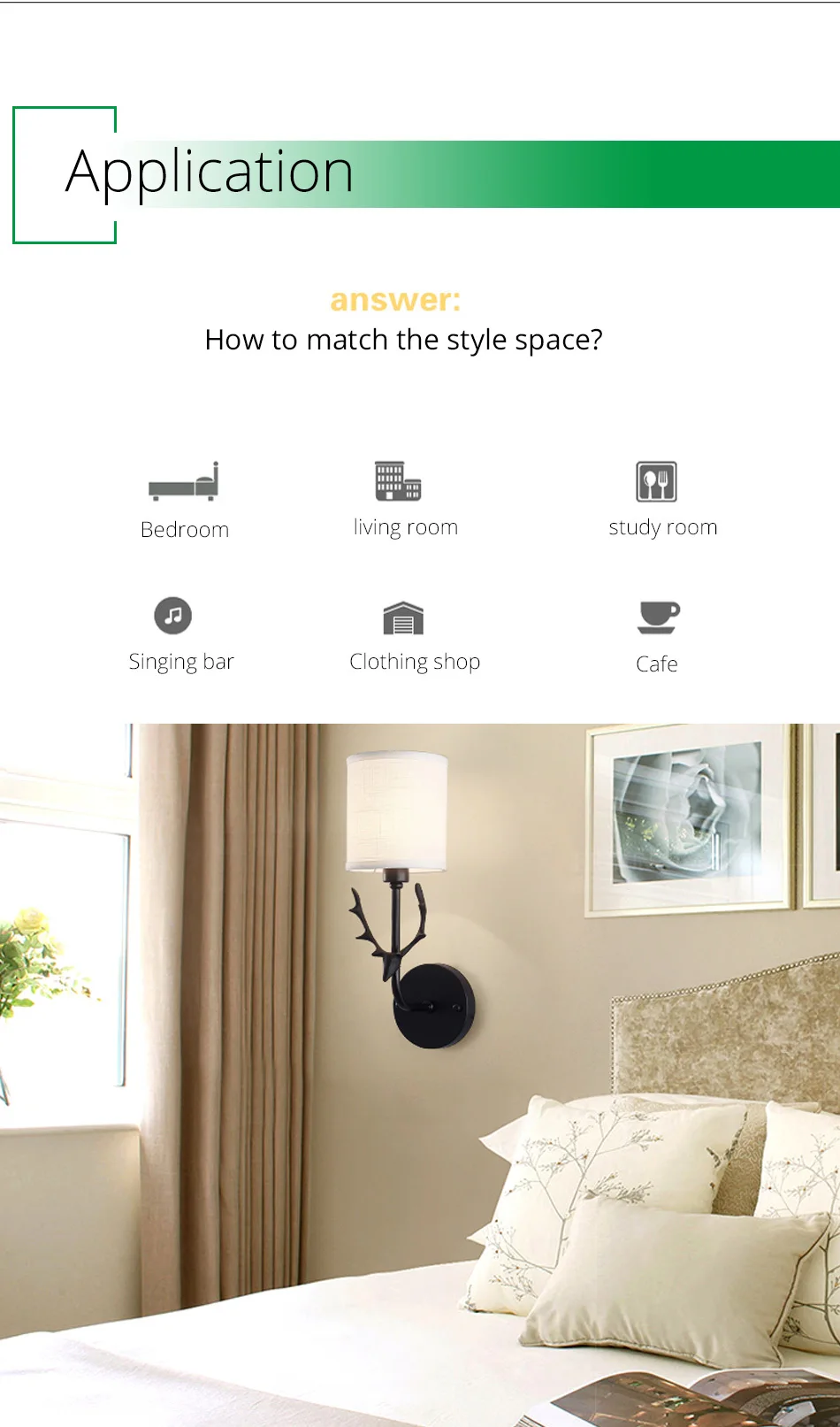 White Black Bedside Wall Lamps For Bedroom Stair Home Night Lighting LED E27 Modern Sconces Wall Lamp Indoor Lights Fixtures  (18)