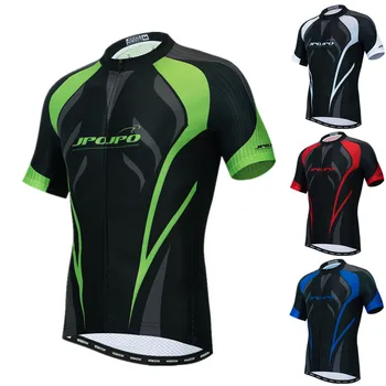 

JPOJPO Pro Team Cycling Jersey Men Short Sleeve Mountain Bicycle Clothing Ropa Ciclismo Breathable MTB Bike Jersey Cycling Shirt