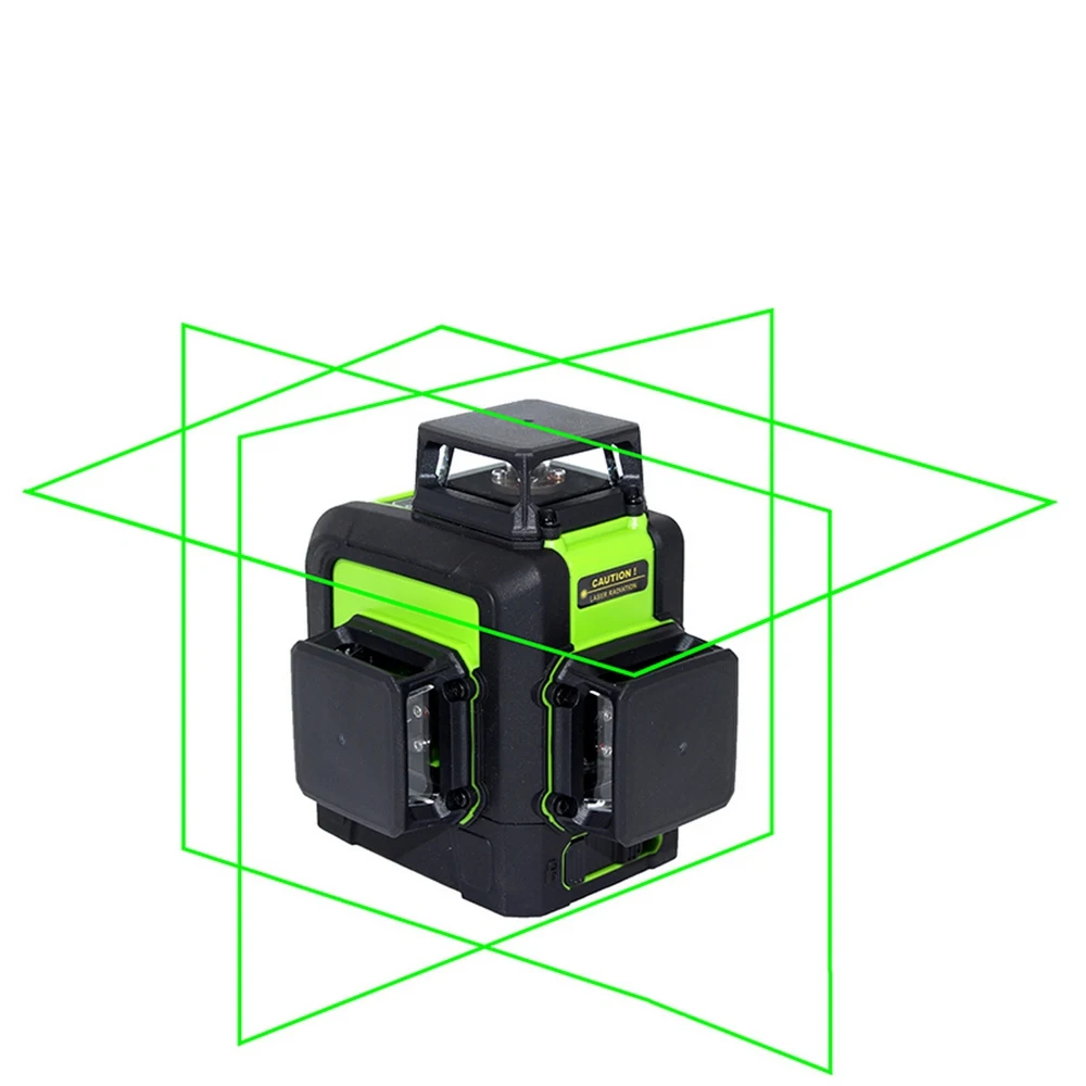 

Laser Level USB 3D 12 lines Self-leveling Mode Charging Waterproof High Brightness and High Precision Multi-function Laser Tool