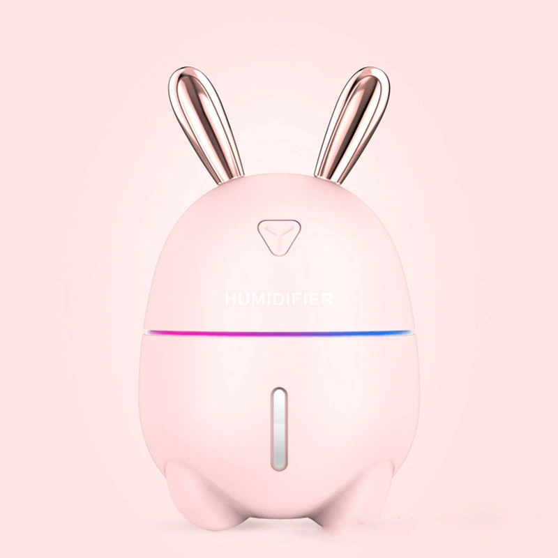 USB увлажнитель воздуха милый кролик Арома эфирные масла диффузор автомобильный мини ароматерапия увлажнитель воздуха для дома и офиса тумана Fogger - Цвет: Pink