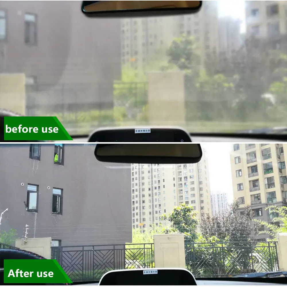 Vehemo автомобильный стеклянный очиститель Clear View Window очиститель для обслуживания автомобиля стеклянная сетка для зеркала заднего вида лобовое стекло для универсального