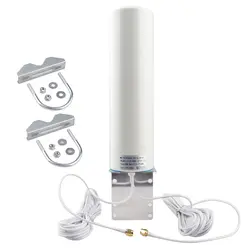 Wi-Fi антенна 4G 3g LTE Antena 12dBi SMA Мужской 5 м двойной кабель 2,4 ГГц для huawei B315 E8372 E3372 zte роутеры