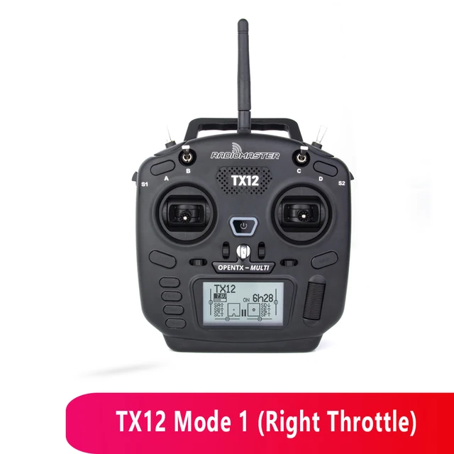 RadioMaster TX12 16ch Open TX Digital Proportional Remote Control Transmitter With R168 Receiver TBS CROSSFIRE MICRO TX V2