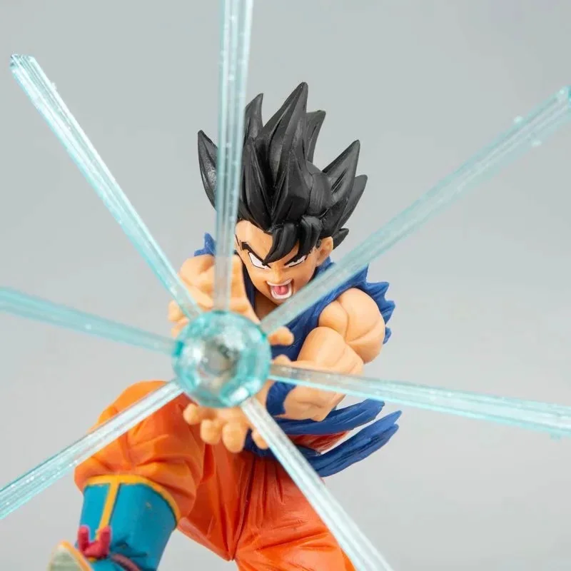 

Dragon Ball Z Super Saiyan Son Goku 21cm Anime PVC Action Figure Toys Key of Egoism Ultra Instinct Model Dolls Gifts