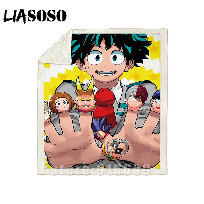 07 Диван-кровать с рисунком автомобиля My hero Academy Boku no hero офис Harajuku набивное Одеяло-покрывало для путешествий одеяло квилт для софы A29 - Цвет: 07