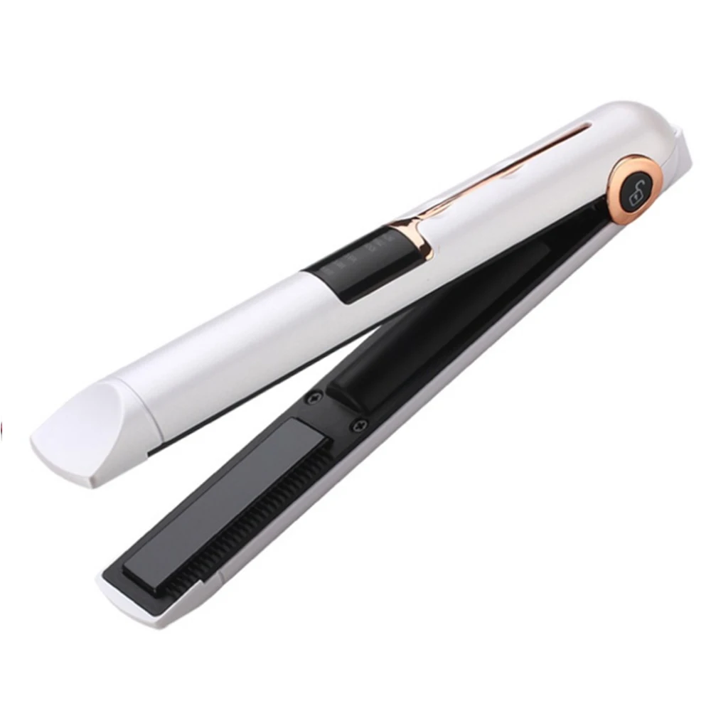 Беспроводная профессиональная плойка для завивки волос, мини USB портативная палочка для завивки волос с функцией зарядки, инструмент для укладки волос - Цвет: White