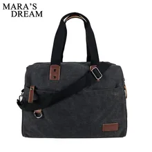Mara's Dream унисекс Холщовая Сумка тренд большой емкости Высокое качество Мужская Дорожная сумка Повседневная простая однотонная сумка для хранения