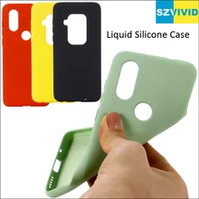Liquid Silicone Case For Motorola One Pro Vision Soft Gel Rubber Thin Slim Protective