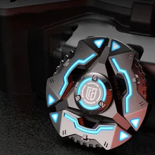 Spinner à main en métal pour enfants, anti Stress lumineux, jouets pour adultes, cadeaux sensoriels