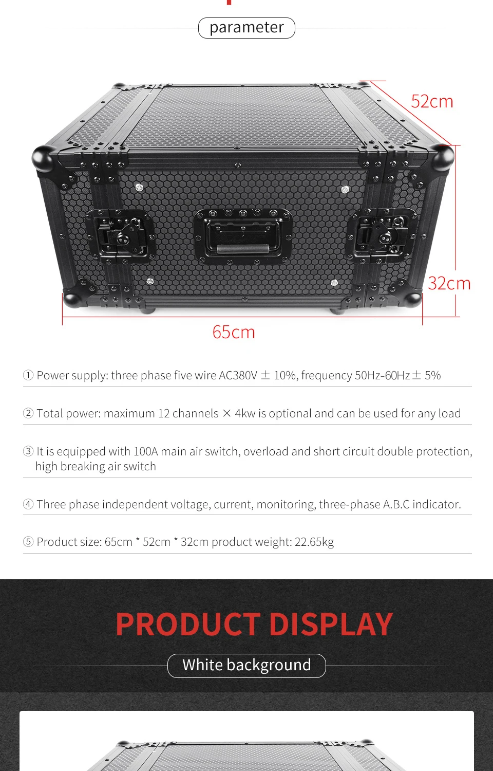 Stage Through Box Plug Aviation Plug Stage Through Box Waterproof Power Plug12 W