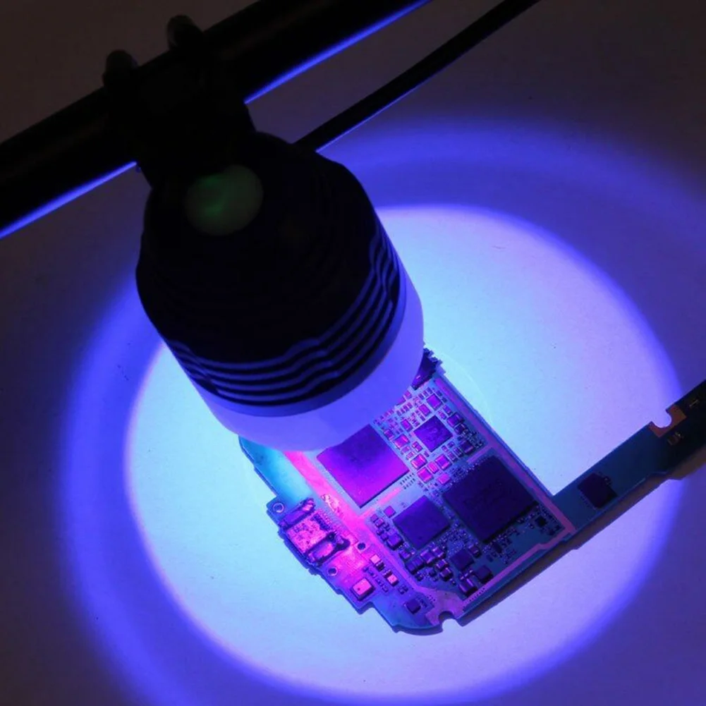 Мобильный телефон USB источник питания инструмент для ремонта ультрафиолетового фиолетового быстрого отверждения светильник из алюминиевого сплава зеленый масляный светодиодный прочный УФ-клей