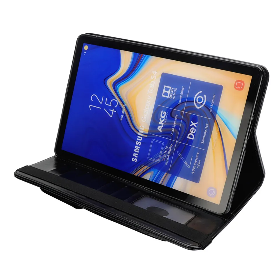Чехол для планшета для Samsung Galaxy Tab S4 10,5 ''T830 t835 чехол в стиле ретро из искусственной кожи многочисленный-Функция держатель для карт чехол-бумажник с подставкой и крышкой