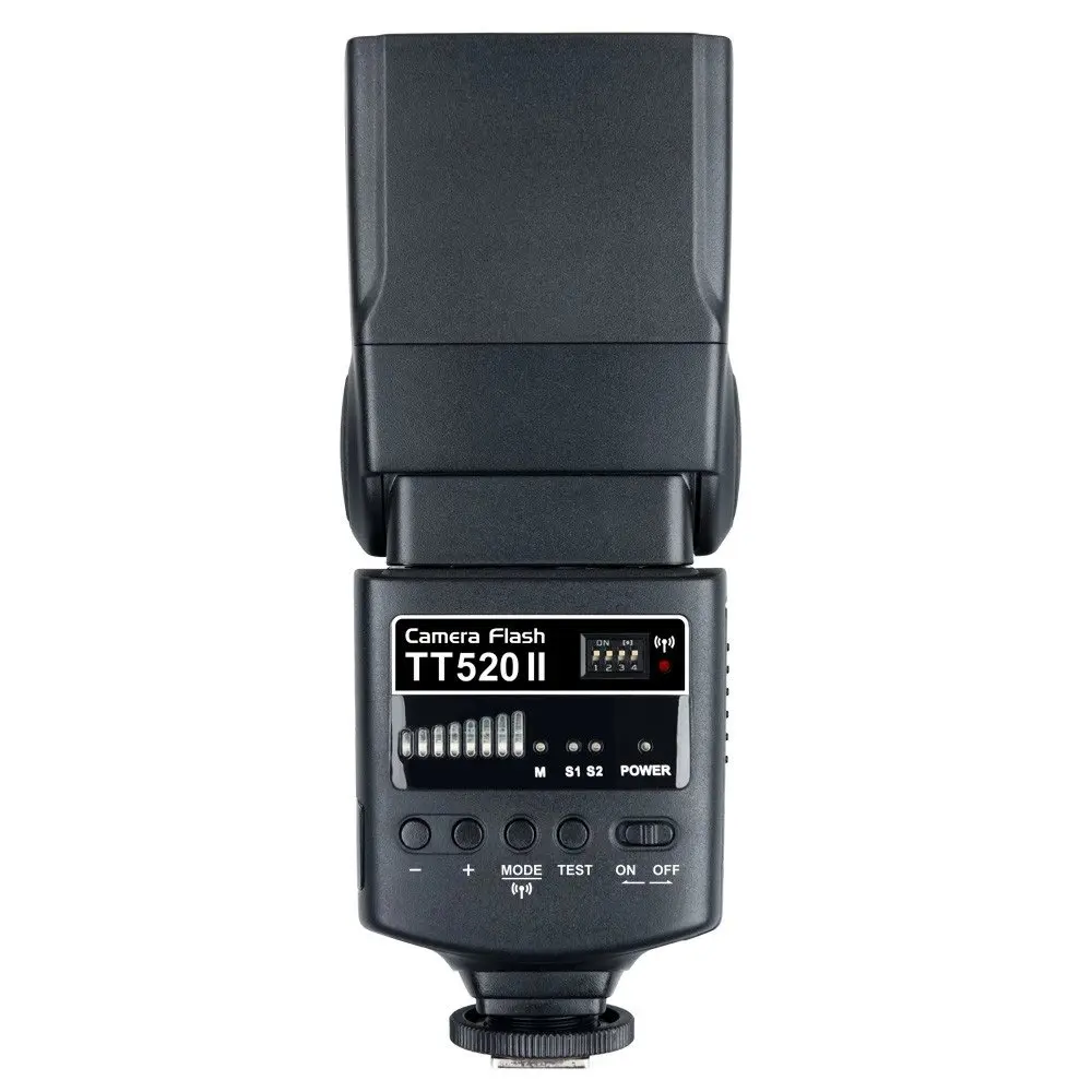 Godox TT520 II Вспышка Speedlite TT520II встроенный 433 МГц беспроводной прием сигнала для Canon Nikon Pentax Olympus DSLR камер