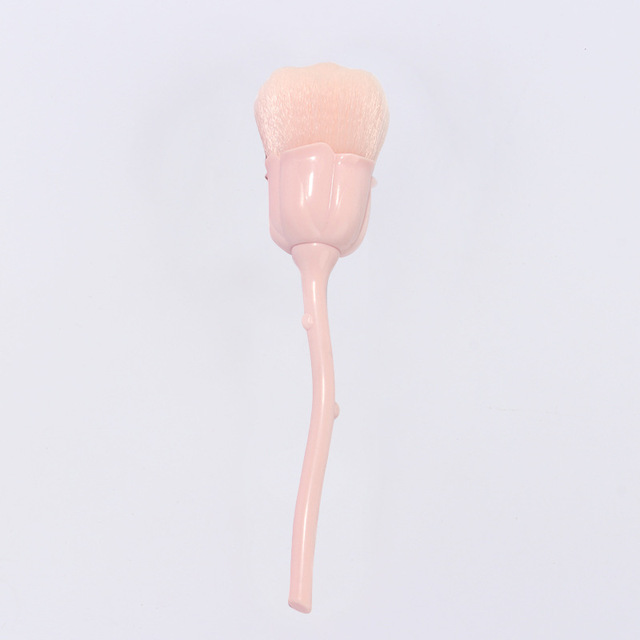 Brushes Cosmetics Tool Nail Art Brush Soft Clean Dust Rose Flower Shape Foundation Powder Glitter Beauty Manicure Care