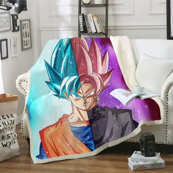 

Splice Dragon Ball 3D Printed Sherpa Blanket Couch Quilt Cover Travel Bedding Outlet Velvet Plush Throw Fleece Blanket Bedspread