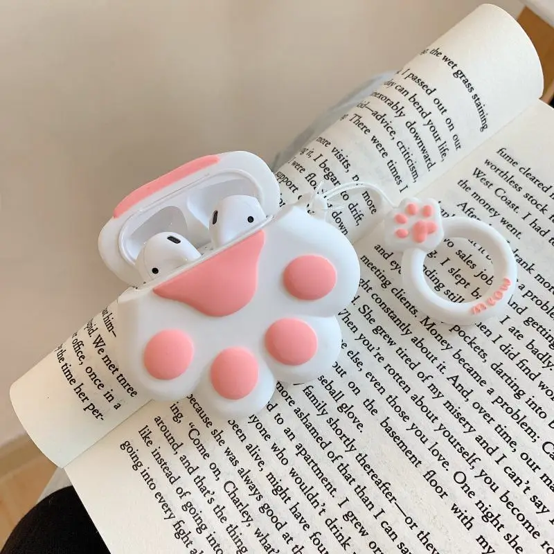 GJ0010 Чехол для Airpods 2, силиконовый чехол для Apple Airpods, чехол для наушников 3D, Рождественский чехол для наушников - Цвет: GJ0010