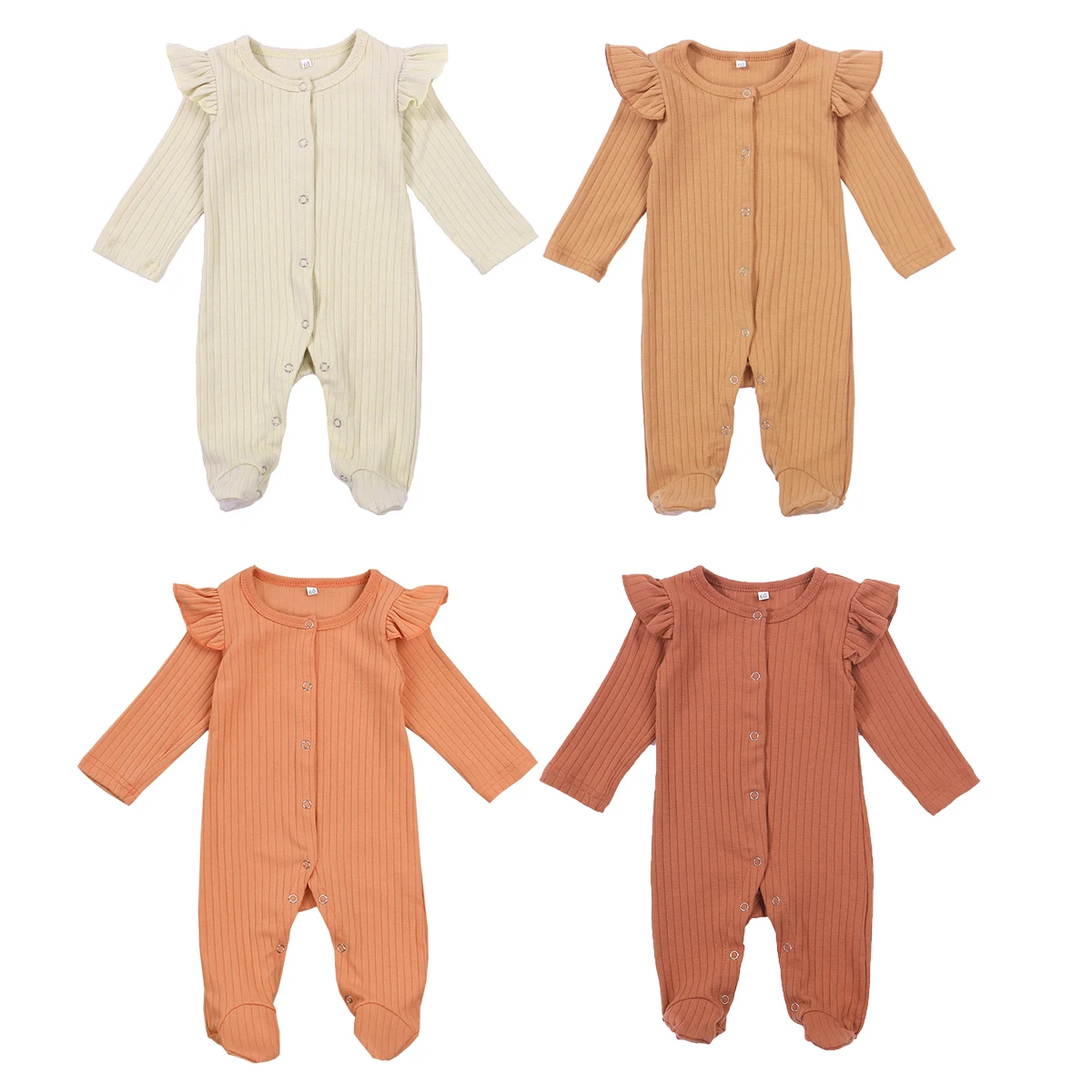 Bodysuit Pajamas Clothes Romper Footies Spring Newborn Baby