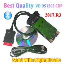 Nova chegada vd ds150e cdp com bluetooth ferramenta de diagnóstico 2017. r3 keygen novo vci com bluetooth carro caminhão obd2 scanner