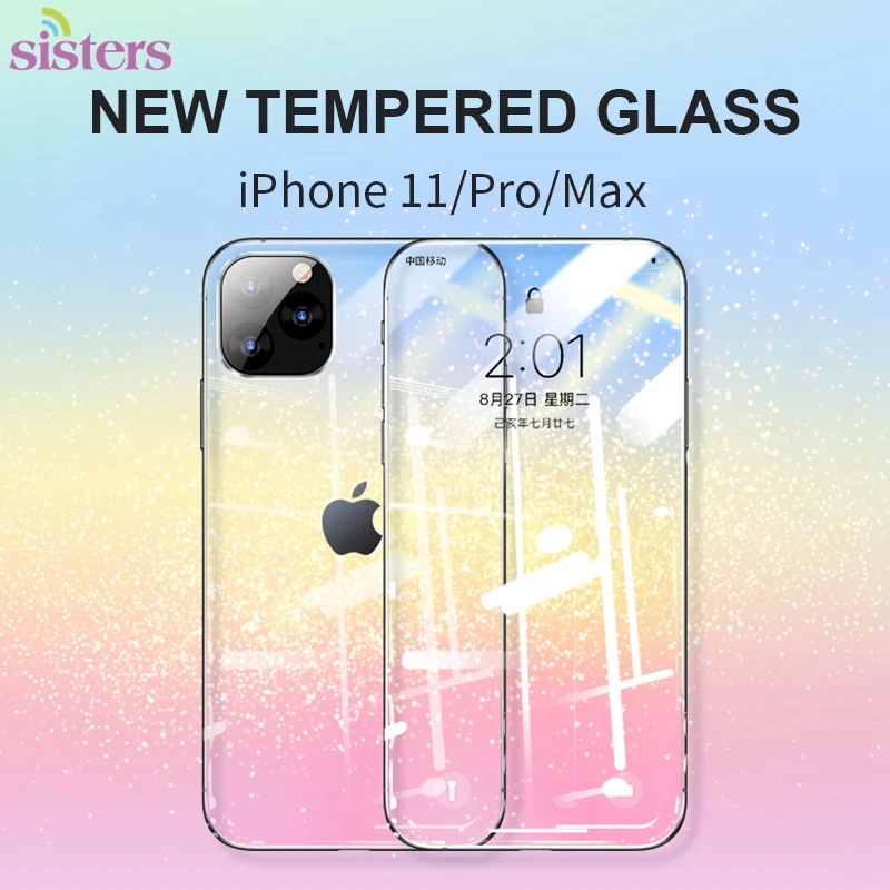 Для iPhone 11 pro Max Защитная пленка для экрана 9D из закаленного стекла iPhone11Pro