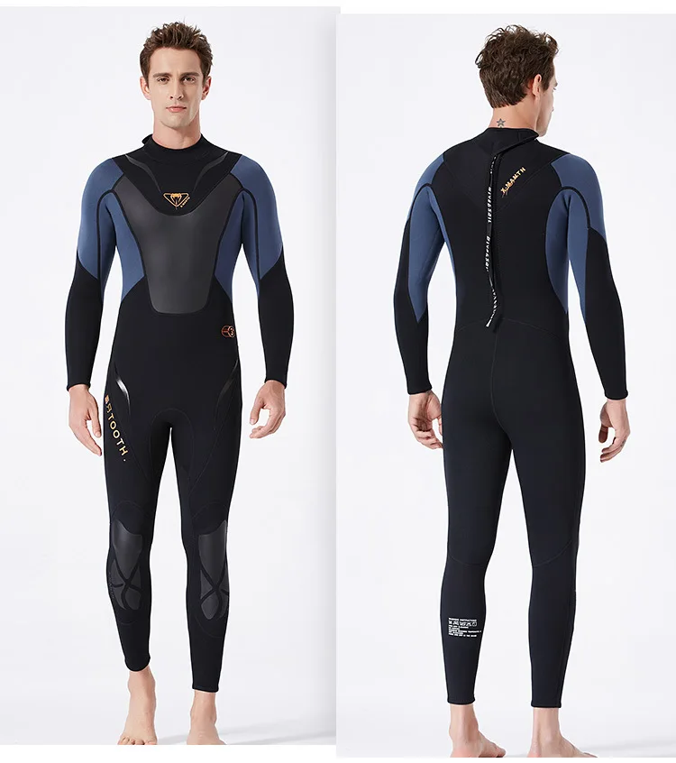 Herren Männer Neopren 3 mm Taucheranzug Full Wetsuit für alle Wassersportarten 