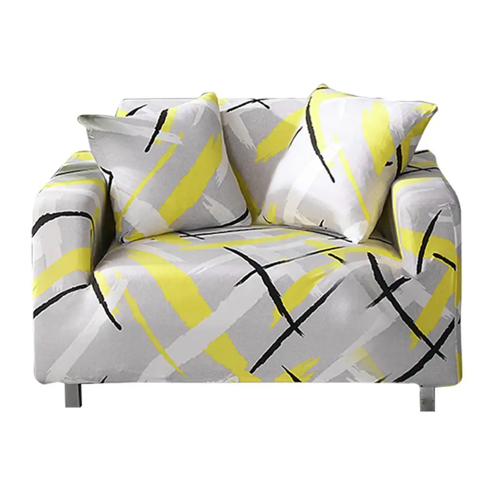 Чехол для дивана тянущийся чехол для дивана Противоскользящий Мягкий моющийся чехол для мебели с противоскользящей пеной для раскладного дивана - Цвет: One Seat G