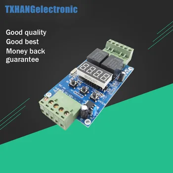 

12V Dual Programmable Relay Control Board Cycle Delay Timer Switch Module diy electronics