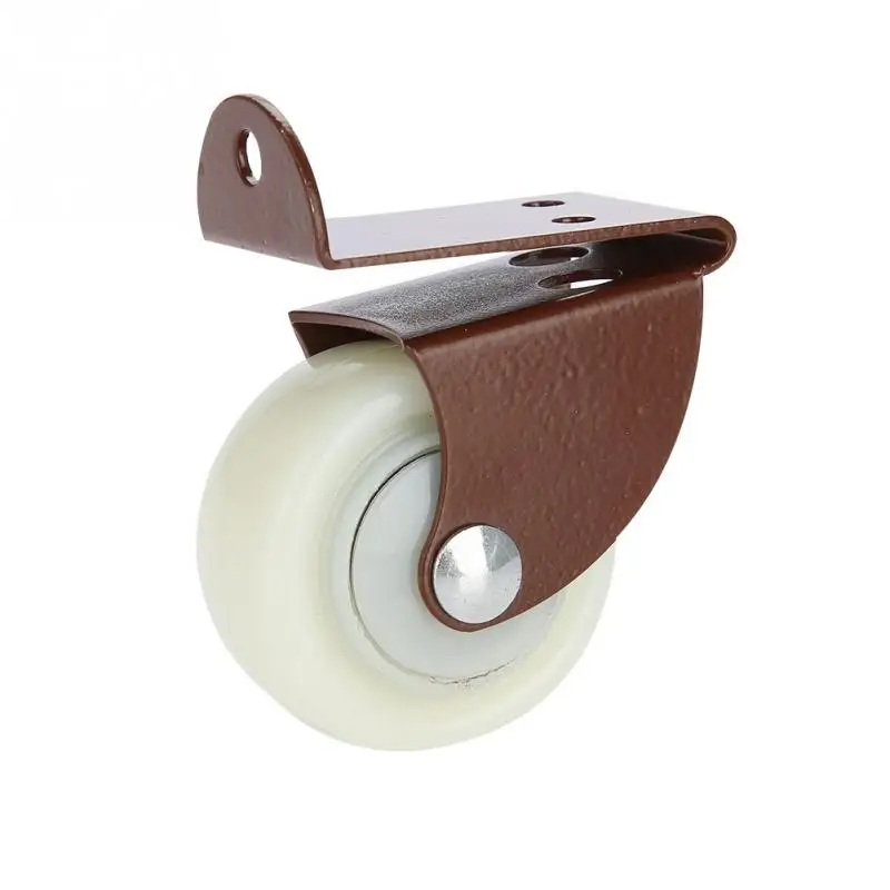 White Replacement Chair Swivel Caster PVC Wheel for Furniture Chair Desk Trolley Accessories Eco-friendly and Durable
