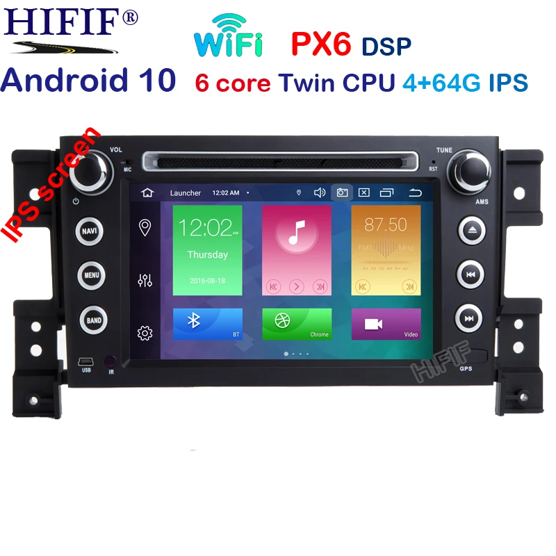 7 &quotHD IPS сенсорный экран Android 10 Автомобильный DVD плеер для Suzuki Grand Vitara Радио Стерео