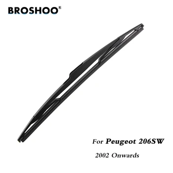 

BROSHOO Car Rear Wiper Blade Blades Back Windscreen Wiper Arm For Peugeot 206SW Hatchback (2002 Onwards) 355mm Auto Styling