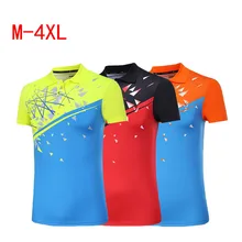 Теннисные футболки для мужчин/женщин/мальчиков, быстросохнущая теннисная футболка, детская одежда для бадминтона, теннисная рубашка для девочек, Женская майка для бадминтона