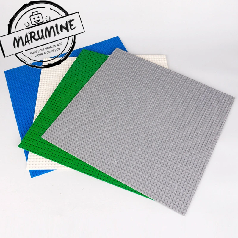 MARUMINE, 50x50 точек, опорная пластина, блоки, игрушки, сделай сам, классический блок, базовая пластина, Обучающие кубики, набор для мальчиков и девочек