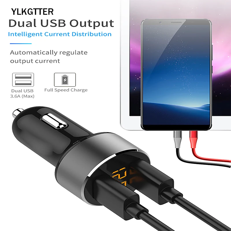 YLKGTTER Magic 3.6A 18 Вт Выход смарт-зарядное устройство для Iphone X/XR XIAO MI Note 10 huawei Mate30phone высокое качество светодиодный экран зарядное устройство