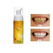 Зубной мусс зажим для тюбика зубной пасты отбеливающие зубы удаляют недодышки пятна зубов свежее дыхание очистка полости рта уход 60 мл