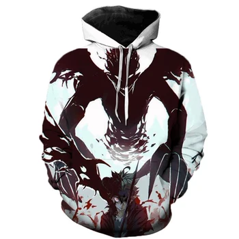 

New Arrival 3D Black Clover Hooded Sweatshirt Men Women Hoodies Black Clover Sweatshirts Men Spring Casual Hip Hop Hoodies