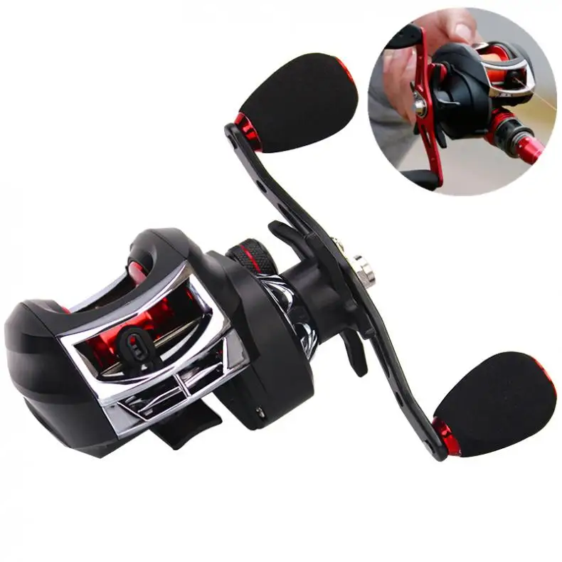 

17+1BB High Speed 7.2:1 Gear Ratio Fishing Bait Casting Reels Braking Force 10KG / 22LB with Right Left Hand Optional