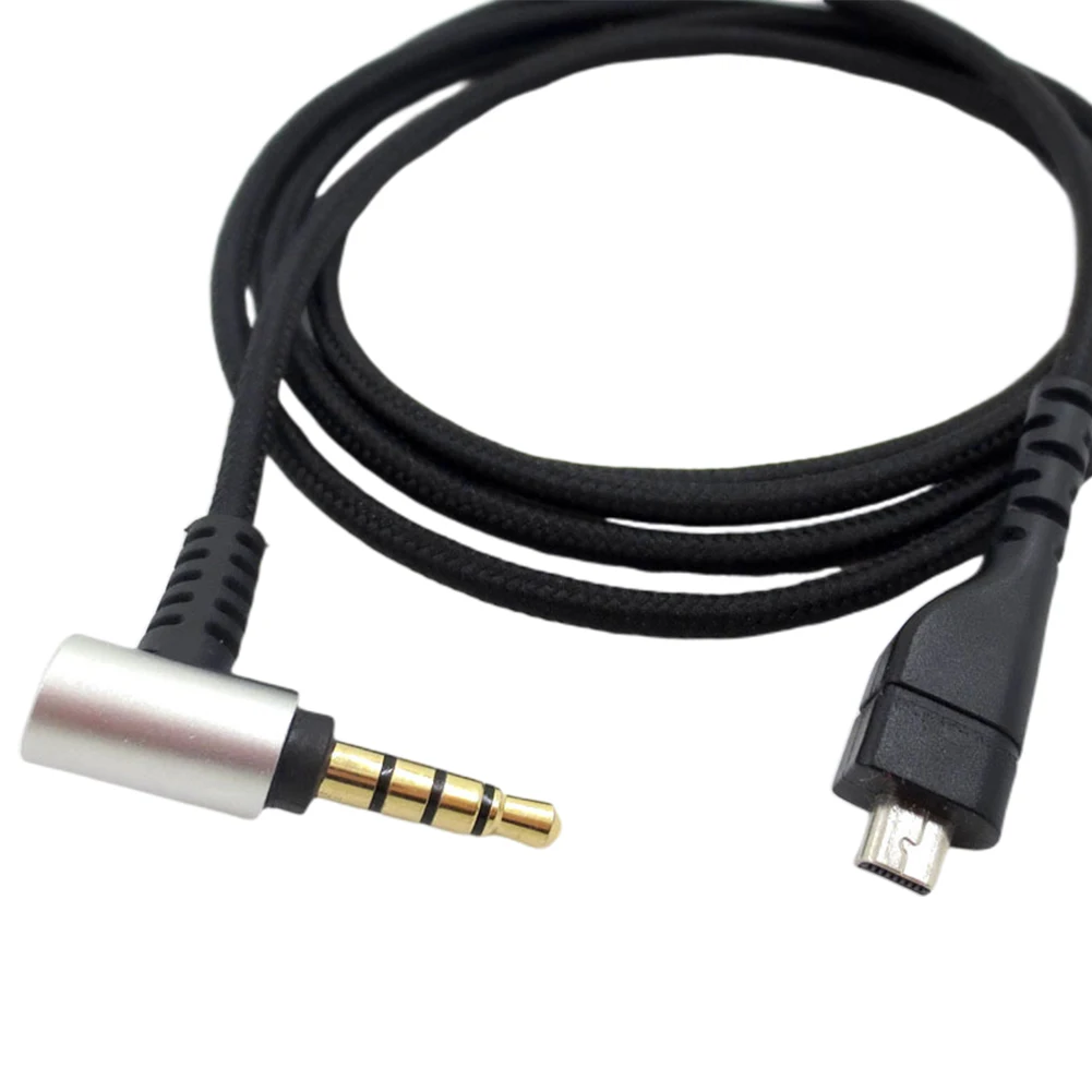 Игровой гибкий кабель для наушников стабильный чистый удлинитель стерео Компактный аудио провод Электроника Портативный звук для SteelSeries