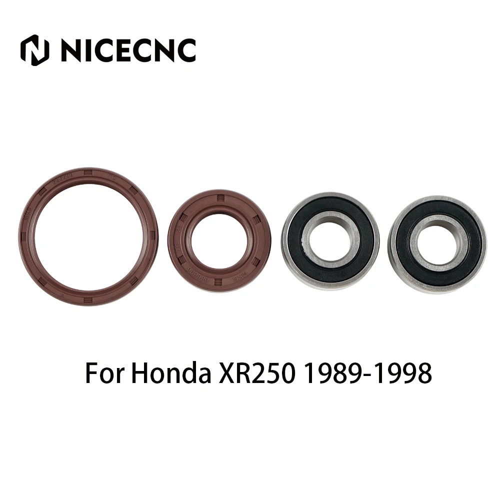 

NICECNC Front Wheel Bearing and Seal Kit for Honda XR250 XR 250 1989-1998 1997 1996 1995 1994 1993 1992 1991 1990 Accessories
