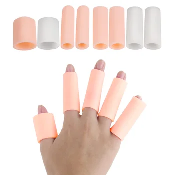 

5PCS/Set Gel Toe Tube Finger Protector Sleeve Separator Protect Cracked Skin Care Corn Blisters Callus Care Foot Hand Care