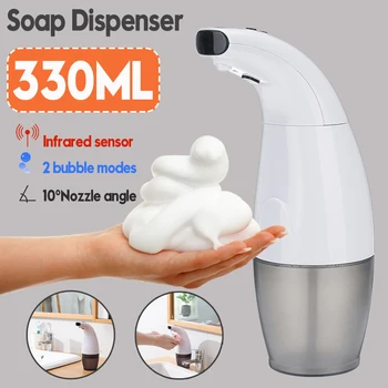 

330ml Intelligent Automatic Liquid Soap Dispenser Infrared Sensor Soap Dispensador Touchless Soap Dispenser for Kitchen Bathroom